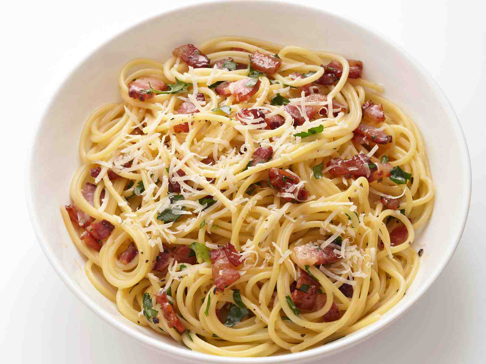 Spaghetti Carbonara – 350 g – Restaurant Mediterana