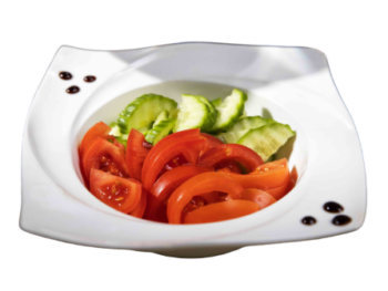 Salată de roșii cu castraveți - 150 g